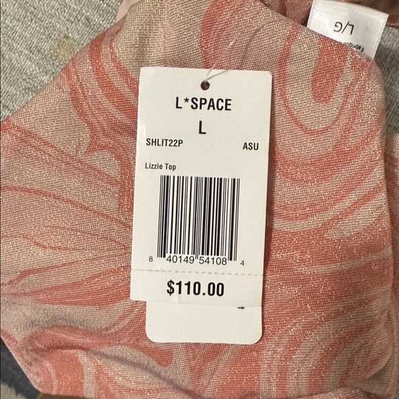 L*space Shimmer All Swirled up Lizzie bikini top - Picture 4 of 4